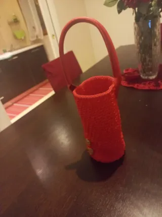 Porta Bottiglie Uncinetto Fatto a Mano