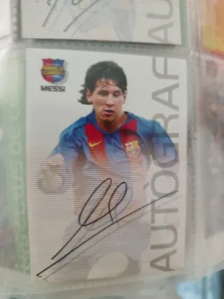 Cromo Messi FC Barcelona 2004 ofertas serias