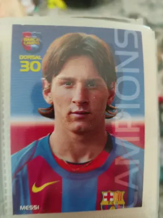 Cromo Messi FC Barcelona 2004 ofertas serias