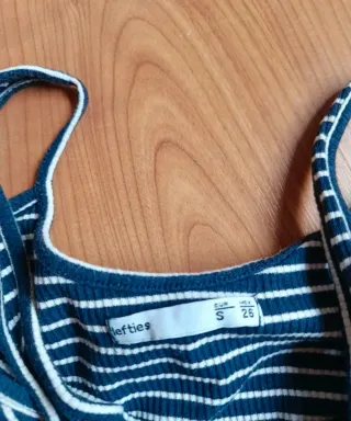 Top de rayas azul y blanco Talla XS