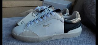 Zapatillas Pepe Jeans Blancas y Negras