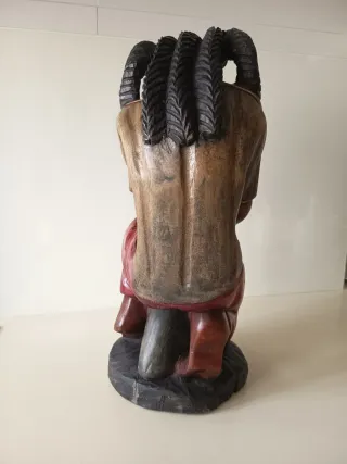 Talla de madera Rastafari Bob Marley