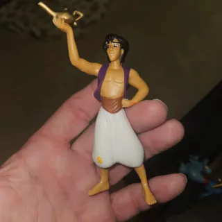 Figuras Aladdin, Jasmine y Genio