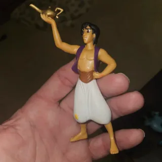 Figuras Aladdin, Jasmine y Genio