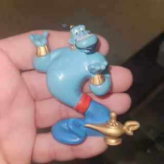 Figuras Aladdin, Jasmine y Genio