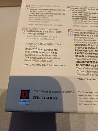 Box 5 CD Musica Classica The Classical Era