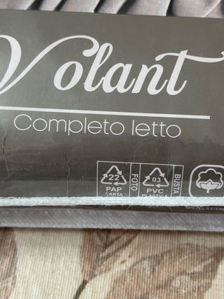 Completo letto Volant Mastro Bianco