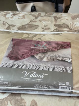 Completo letto Volant Mastro Bianco