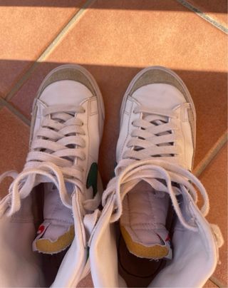 Zapatillas Nike Blancas y Verdes