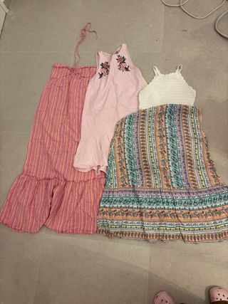 Lote 3 vestidos verano