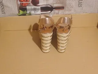 Bruno Premi Sandali Zeppa Oro Tg 38