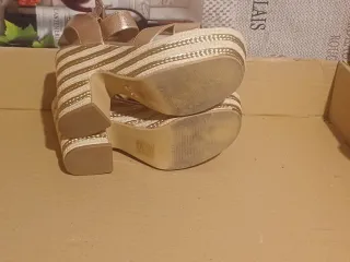 Bruno Premi Sandali Zeppa Oro Tg 38