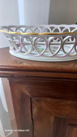 Cestino porcellana Herend