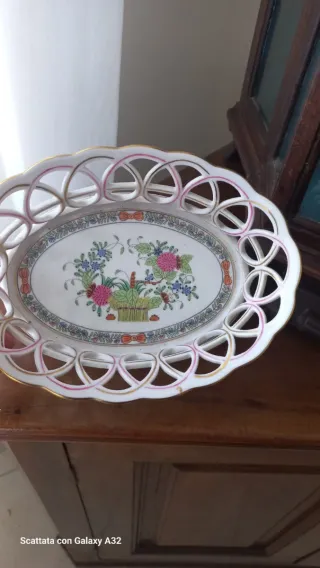 Cestino porcellana Herend