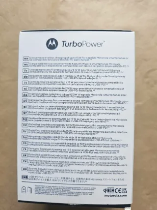 Cargador Inalámbrico Motorola 15W Universal