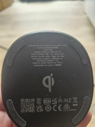 Cargador Inalámbrico Motorola 15W Universal