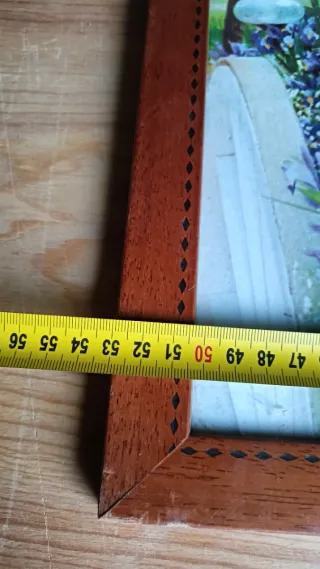 Cuadro religioso con cristal