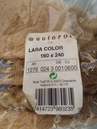 Manta de lana nueva