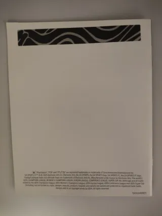 Folleto con FC 26 de PS5