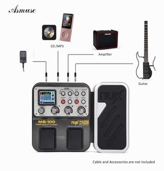 Pedal NUX MG-100 para guitarra eléctrica.