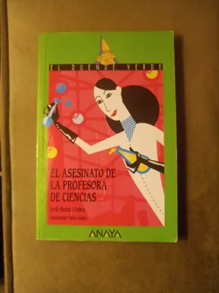 Libro El asesinato de la profesora de ciencias.