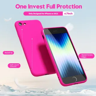 Custodia in silicone per iPhone SE 2022/SE 2020/8/7