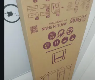 Armario Escobero Melamina Blanco