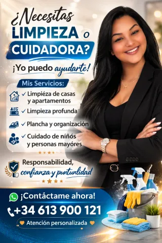 Oferta de Servicios: Limpieza y Cuidados