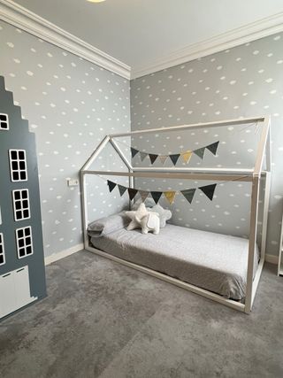 Cama Montessori laca Blanca