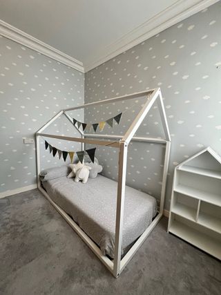 Cama Montessori laca Blanca