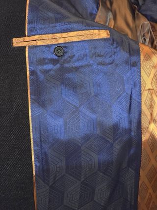 Americana Ted Baker Azul y Negra Talla M