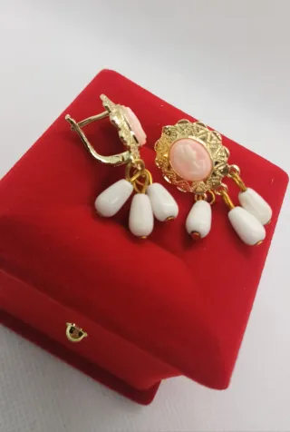 Pendientes Chapado Oro 18k Cubanas