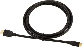 Amazon Basics - Cable Mini HDMI de Alta Velocidad a HDMI , 1.8 m, Color Negro