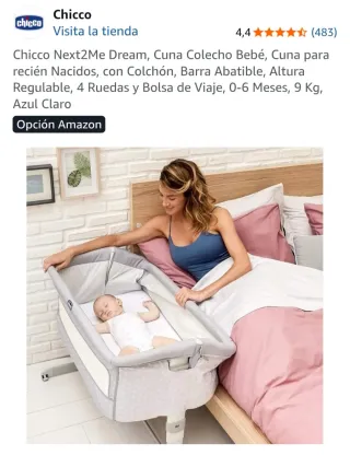 Cuna colecho Chicco Next2Me Dreams
