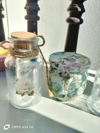 Lote 3 Botes Decorados a mano