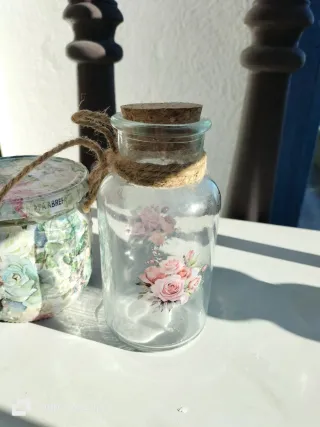 Lote 3 Botes Decorados a mano