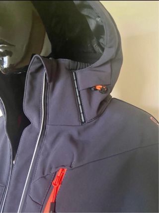 Chaqueta de esquí CMP gris  y naranja