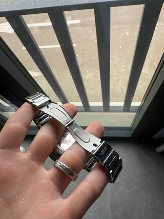 Reloj Ralph Lauren Negro y Plateado