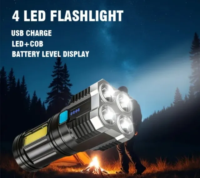 Linterna LED Táctica Potente