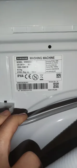 Lavatrice Samsung WW90DG6U85LKU3