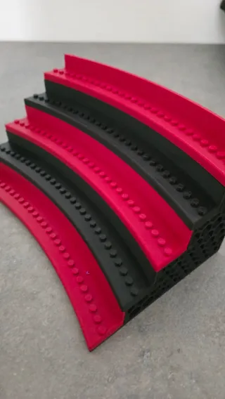 Espositore personalizzabile per minifigure Lego