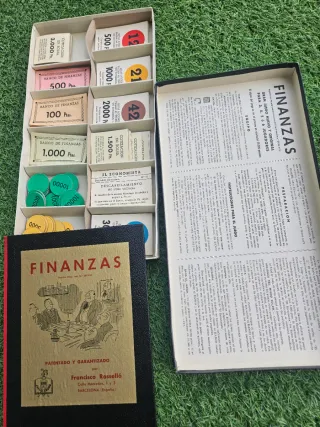Juego de mesa Finanzas Rosello años 60 completo