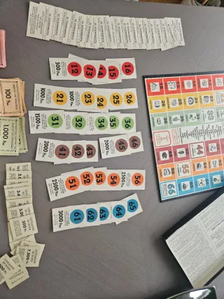 Juego de mesa Finanzas Rosello años 60 completo