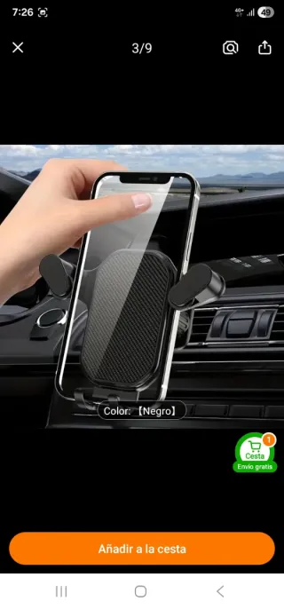 Soporte Coche REDUCTORA DE ESPALDA,TENSIOMETRO