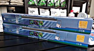 Pantalla 60 -70 cm acuario pecera led azul/blanco