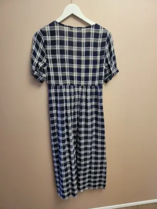Vestido largo cuadros Pull&Bear Talla 38