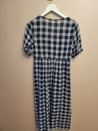 Vestido largo cuadros Pull&Bear Talla 38