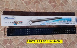 luz pantalla led 120 a 140 cm acuario pecera