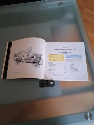 Libro + modellino originale jeep in metallo1/43