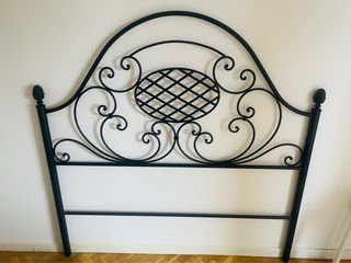 Cabecero de forja negro